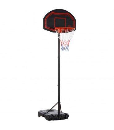 Adjustable Basketball Hoop Stand w/ Wheels, Stable Base HOMCOM