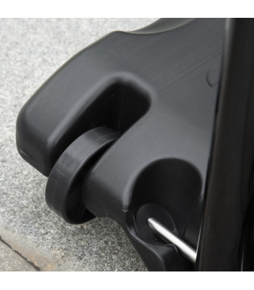 Adjustable Basketball Hoop Stand w/ Wheels, Stable Base HOMCOM