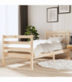 Bed Frame Solid Wood 90x200 cm