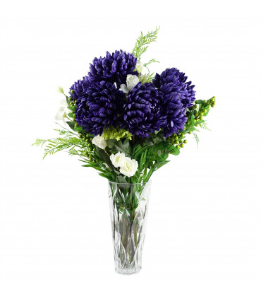 70cm Artificial Green Berry Spray