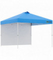 3x3M Pop Up Gazebo Tent with 1 Sidewall, Roller Bag, Blue