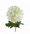 Artificial Flower White Silk 75cm Extra Large Reflex Chrysanthemum - Home Decor