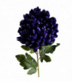 Artificial Flower Purple Extra Large Reflex Chrysanthemum Silk Petals 75cm Wide