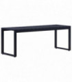 Garden Bench 120.5 cm PS Board Black