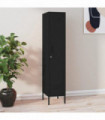 Locker Cabinet Black 35x46x180 cm Steel