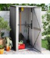 Garden Shed Anthracite 118.5x97x209.5 cm Galvanised Steel