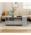 Coffee Table Concrete Grey 102x55x42 cm Engineered Wood