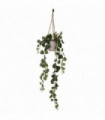 Artificial Potted Trailing Hanging Natural Look Plant - Green, Variegated, 90cm