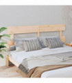 Bed Headboard 204x3x81 cm Solid Wood Pine