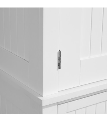 Freestanding Kitchen Storage Cabinet Drawers Cupboards Shelves White