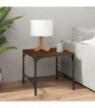 Coffee Table Brown Oak 50x50x35 cm Engineered Wood