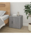 Bedside Cabinet Grey Sonoma 50x39x47 cm