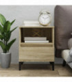 Bedside Cabinet Sonoma Oak 40x35x50 cm