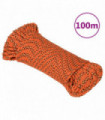 Boat Rope Orange 5 mm 100 m Polypropylene