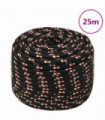 Boat Rope Black 12 mm 25 m Polypropylene
