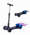 Child 3-Wheel Scooter Light Music Water Spray Rechargeable 3-6 Yrs Blue