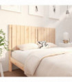 Bed Headboard 145.5x4x100 cm Solid Wood Pine