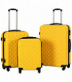 Hardcase Trolley Set 3 pcs Yellow ABS