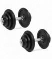 18 Piece Dumbbell Set 40 kg Cast Iron