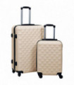 Hardcase Trolley Set 2 pcs Gold ABS