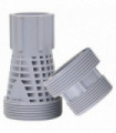 vidaXL 2 Piece Pool Hose Connectors Plastic