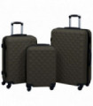 vidaXL Hardcase Trolley Set 3 pcs Anthracite ABS