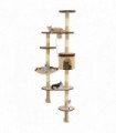 vidaXL Cat Tree with Sisal Scratching Posts Wall Mounted 194 cm