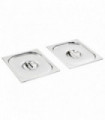 Lids for GN 1/2 Pan 2 pcs  Stainless Steel