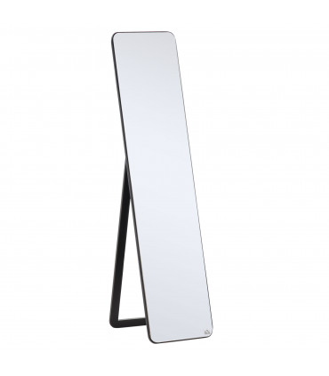 Full Length Mirror Free Standing or Wall Mount Dressing Bedroom Black