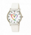 Ravel Girls Sports Pride Matters White Silicone Watch R1812.4M