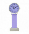 Ravel Purple Silicone Nurses Fob Watch R1107.7