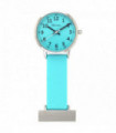 Ravel Aqua Silicone Nurses Fob Watch R1107.6