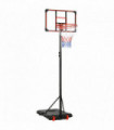 SPORTNOW Kids Adjustable Basketball Hoop and Stand w/ Wheels, 1.8-2m