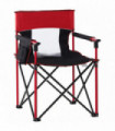 Outdoor Folding Fishing Camping Chair w/Cup Holder,Pocket,Backrest Red