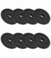 Weight Plates 8 pcs 8x2.5 kg Cast Iron