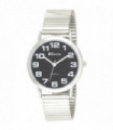Ravel Mens Stainless Steel Soft Expandable Bracelet Strap Watch R0208.03.1