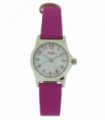 Reflex Girls Ladies White Dial Silver Metal Pastel Purple Strap Watch 101322LT