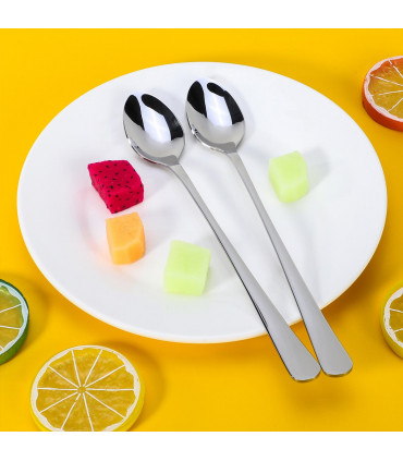 Vinsani 12pcs SSLong Hndle Latte Spns 1010049