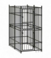 Outdoor Dog Kennel Steel 1.84 m²