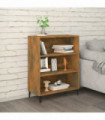 Sideboard Smoked Oak 69.5x32.5x90 cm Engineered Wood