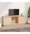 TV Cabinet 110.5x35x44 cm Solid Wood Pine