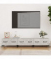 TV Cabinet Concrete Grey 150x34,5x30 cm Engineered Wood