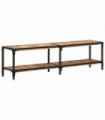 TV Cabinet 150x30x41 cm Solid Wood Mango