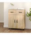 Sideboard Sonoma Oak 69.5x34x90 cm Engineered Wood