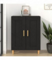 Sideboard Black 69.5x34x90 cm Engineered Wood