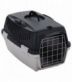 Pet Transport Box Grey and Black 48x32x31 cm PP