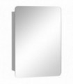 On-Wall Mounted Bathroom Storage Cabinet w/Sliding Mirror Door Steel Frame