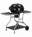 Outsunny Garden Charcoal Trolley Barbecue Gril lW/Wheels-Black