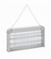 Outsunny Mosquito LED Killer Lamp 30 W Wall-mounted Insect Zapper, Steel-Grey