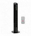 Tower Fan, 3 Speed 3 Mode, Timer, Oscillation, Controller, Black with 9 Setting